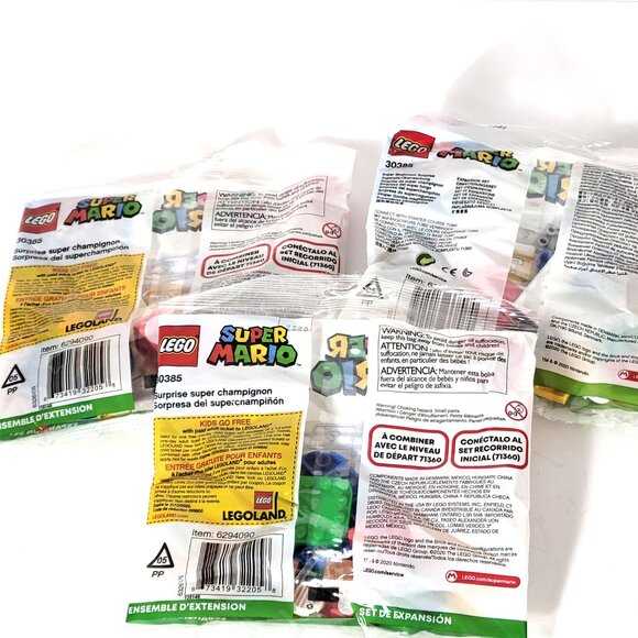 3x Lego Super Mario Super Mushroom Surprise Expansion Set 30385 - Picture 4 of 4